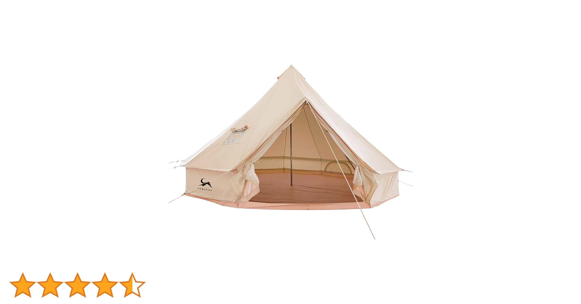 Amazon.co.jp: TOMOUNT ベルテント 4m TC テント ポリコットン